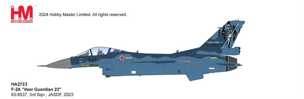 Hobby Master 1/72 HA2723 Japan F-2A Jet Fighter Veer Guardian 23