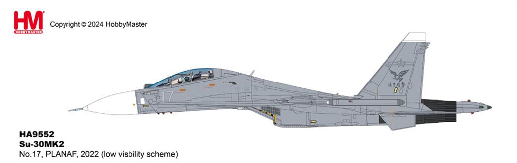 Hobby Master 1/72 HA9552 Su-30MK2 PLANAF 2022 Low Vis  Paint Scheme Model