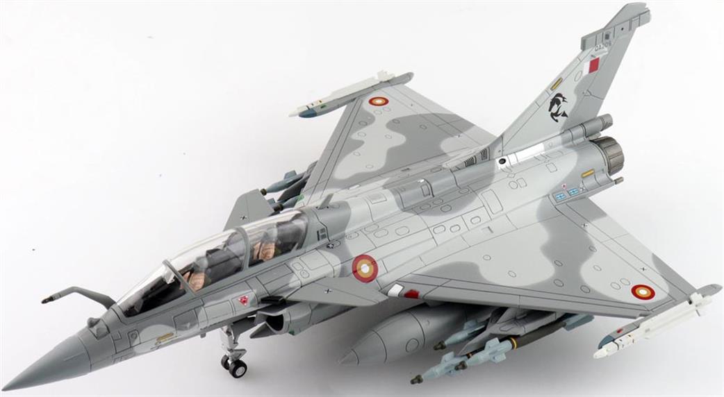 Hobby Master 1/72 HA9613 Rafale EQ Qatar Emiri Air Force diecast aircraft model