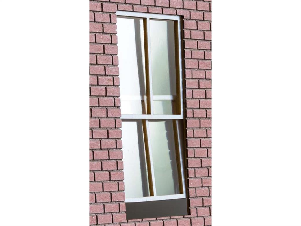 Dapol Kitmaster O Gauge 7C-001-003 4-Pane Sash Windows Pack of 6