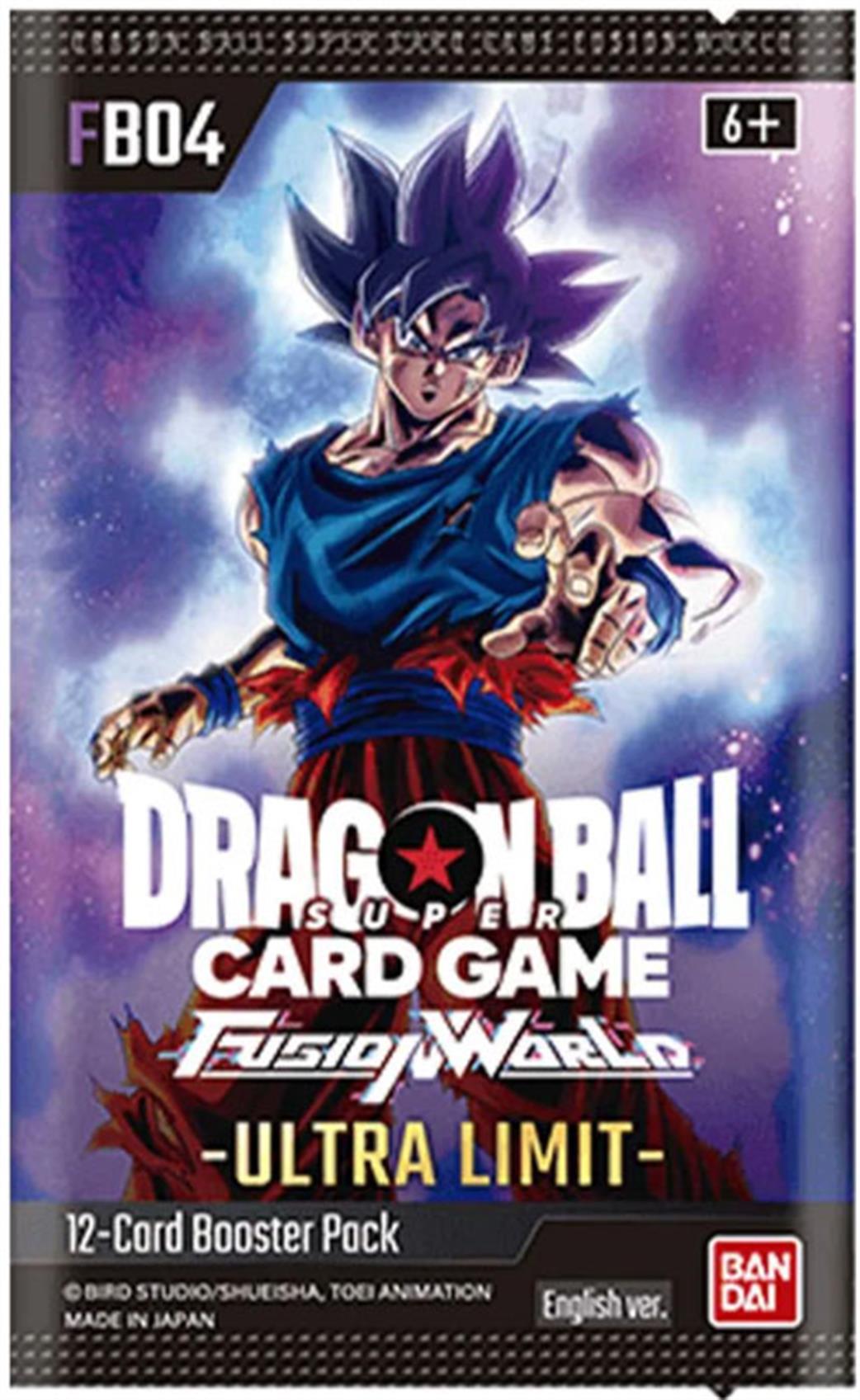 Bandai  FB04 Dragonball SCG Fusion World Ultra Limit Booster