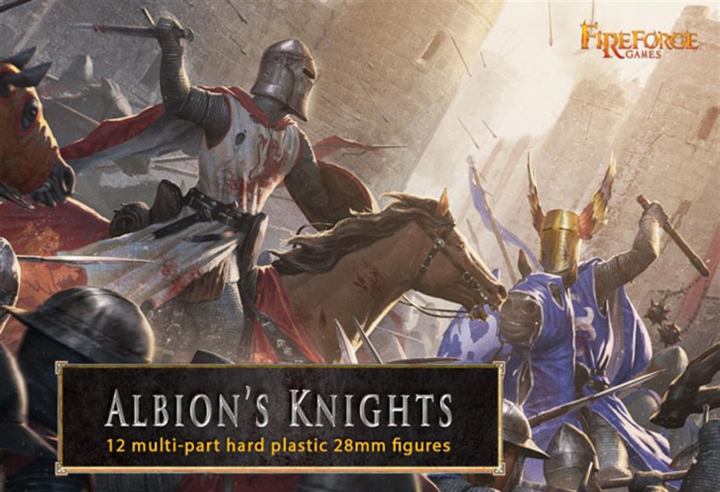 Fireforge Games 28mm FWAL01-BS Albion Knights 12 Multi Part Hard Plastic Figures To Assemble And Paint