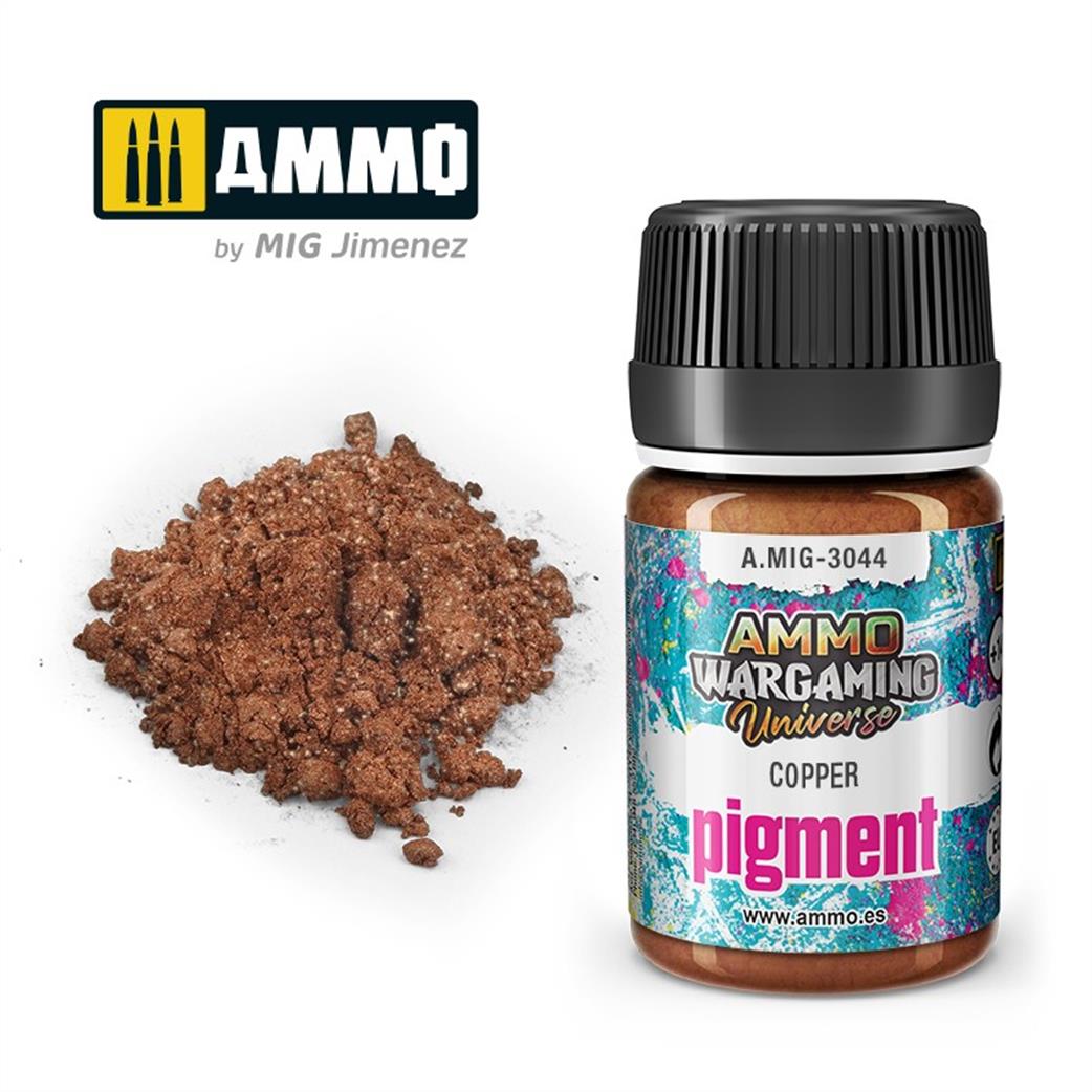 Ammo of Mig Jimenez  A.MIG-3044 Copper Weathering Pigment 35ml Jar