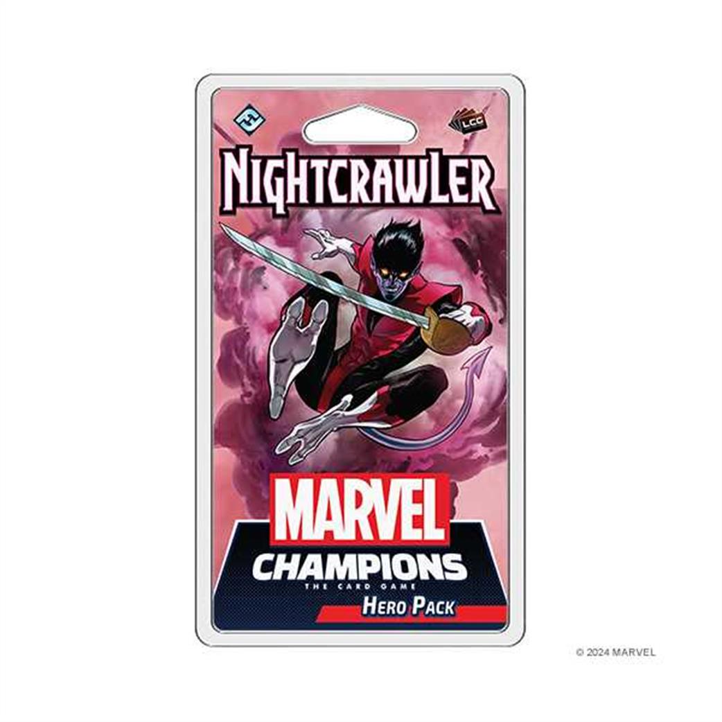 Fantasy Flight Games  MC48 Nightcrawler Hero Pack for Marvel Champions The Card Game