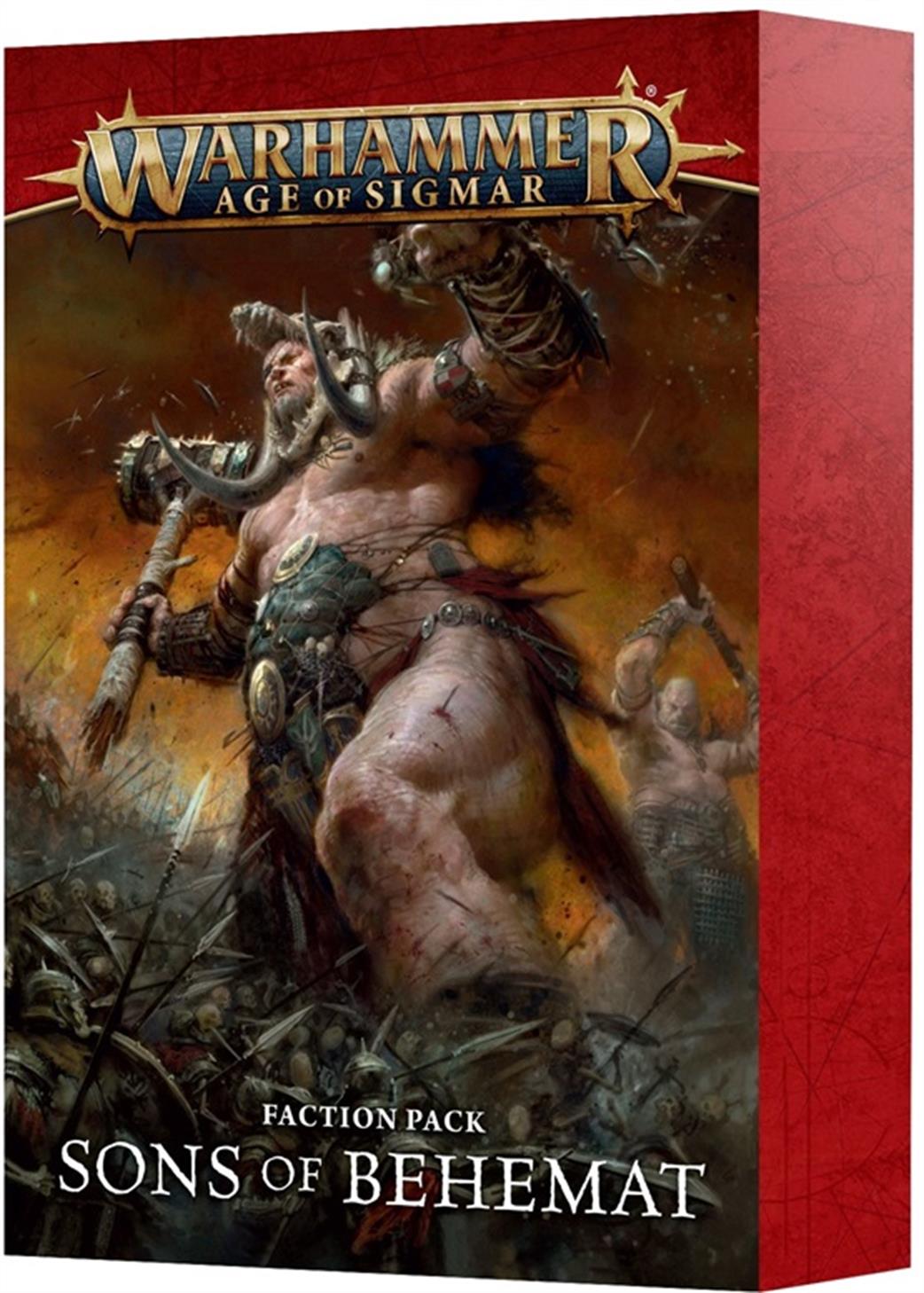 Games Workshop  74-13 AoS Faction Cards Sons Of Behemat