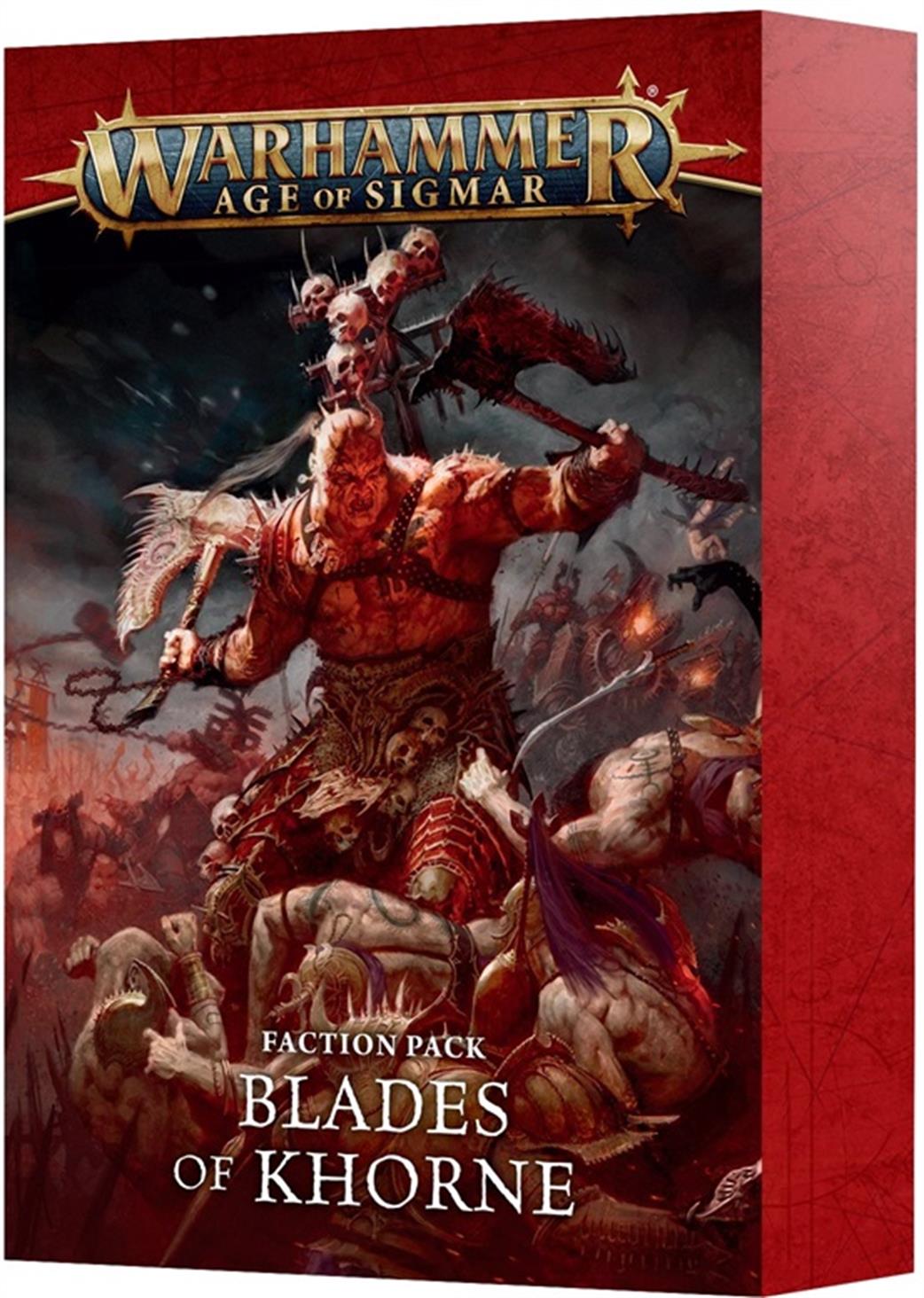 Games Workshop  74-20 AoS Faction Cards Blades of Khorne