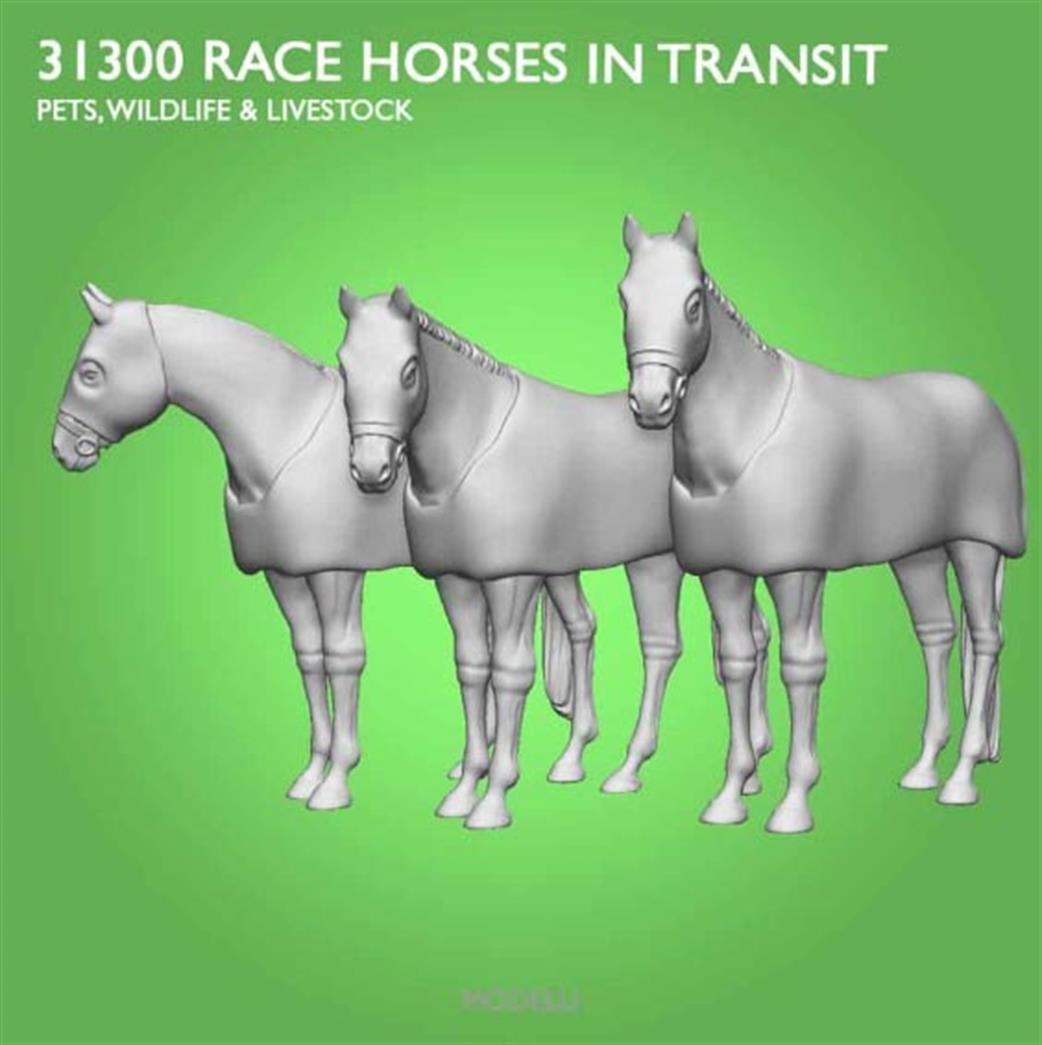 ModelU O Gauge 31300-043 Race Horses in Transit Pack