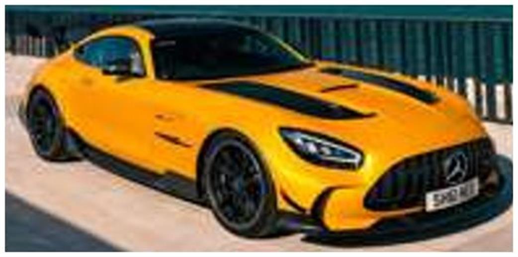 Solido 1/43 4317302 Mercedes Benz AMG GT-R Black Series Yellow 2022 Diecast Model