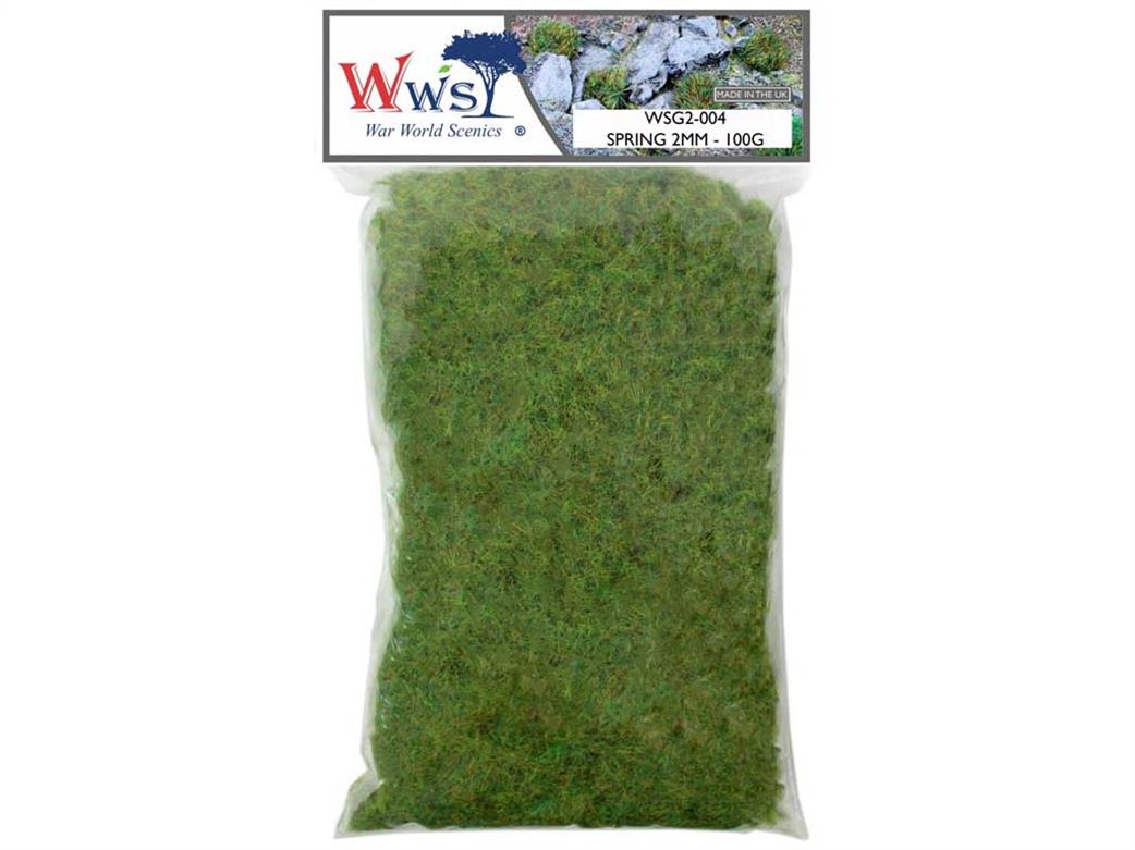 WWScenics  WSG2-004 2mm Spring Static Grass 100g 1000ml