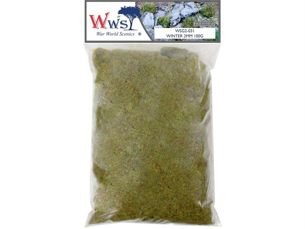 WWScenics  WSG2-031 2mm Winter Static Grass 100g 1000ml