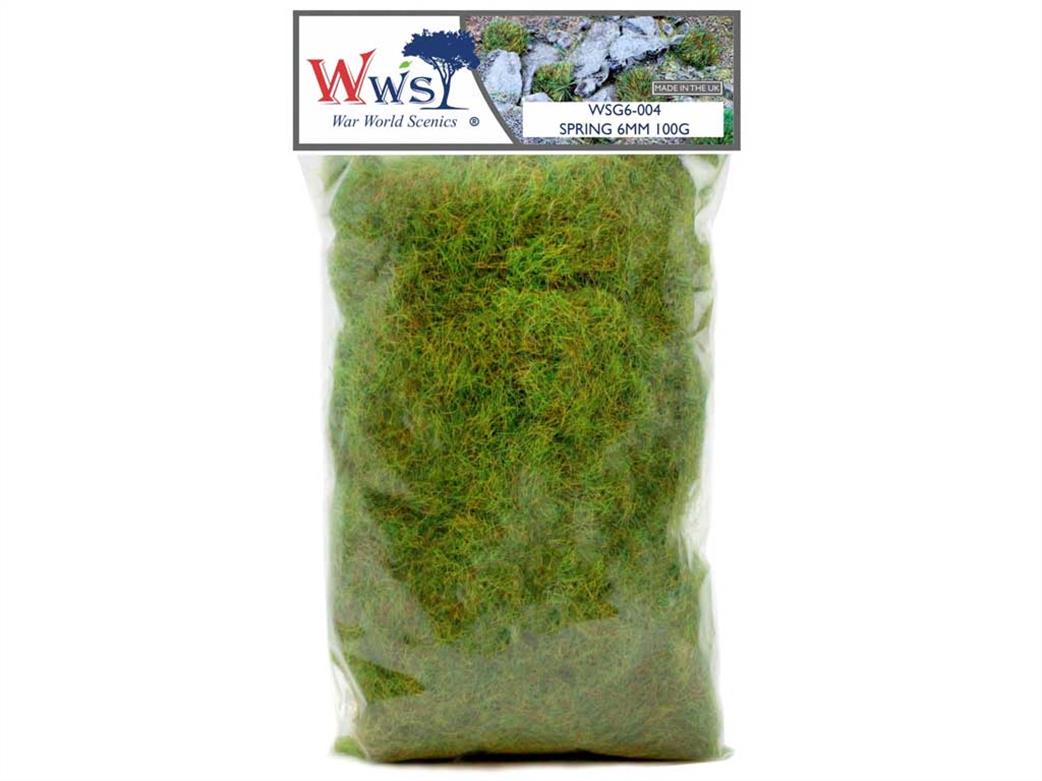 WWScenics  WSG6-004 6mm Spring Static Grass 100g 1000ml