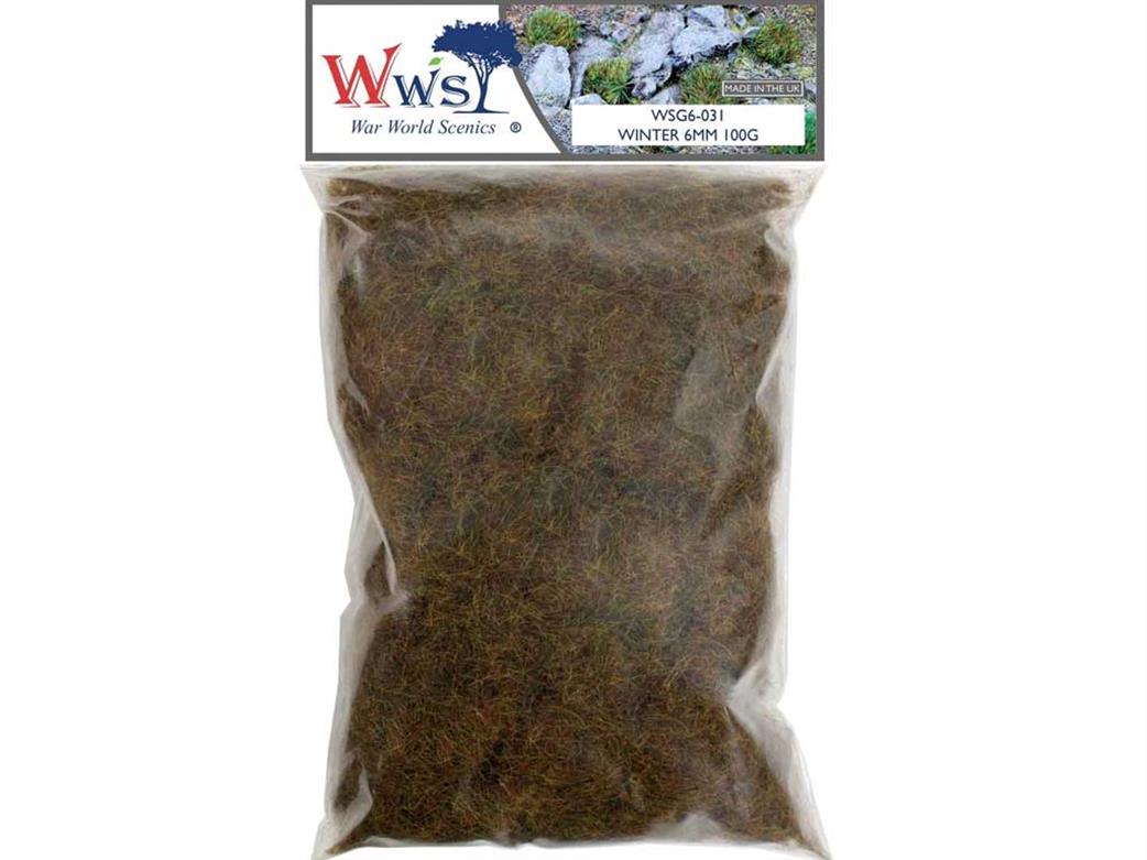 WWScenics  WSG6-031 6mm Winter Static Grass 100g 1000ml