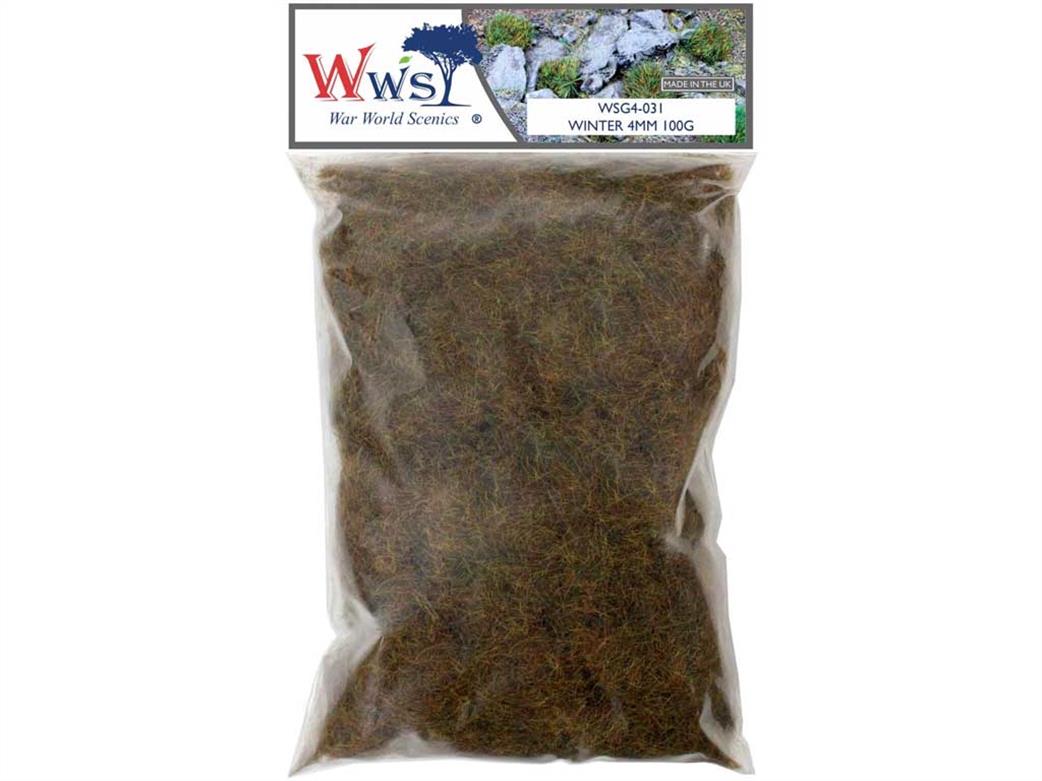 WWScenics  WSG4-031 4mm Winter Static Grass 100g 1000ml