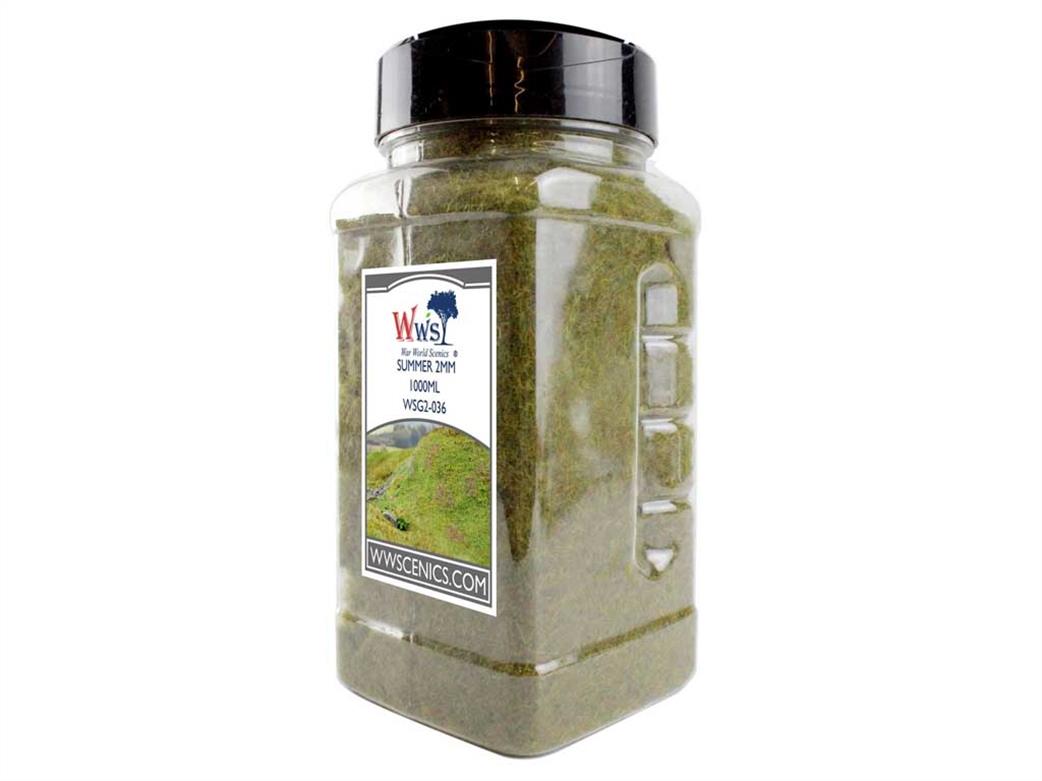 WWScenics  WSG2-036 2mm Winter Static Grass 1000ml Bottle