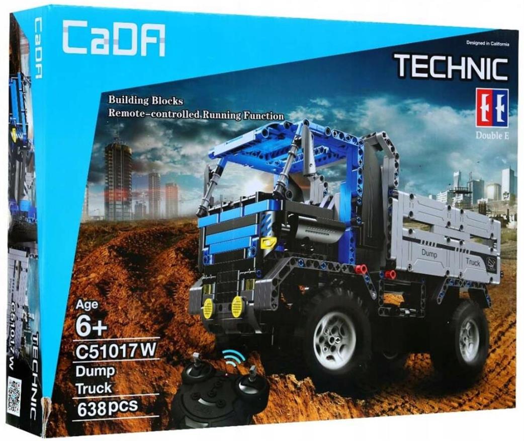 CaDa  C51017W RC Dump Truck Brick Model 638pcs