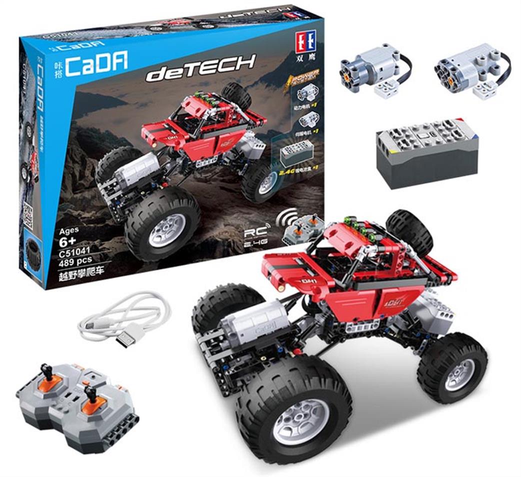 CaDa 1/10th C51041W RC Climbing Car Brick Model 489pcs