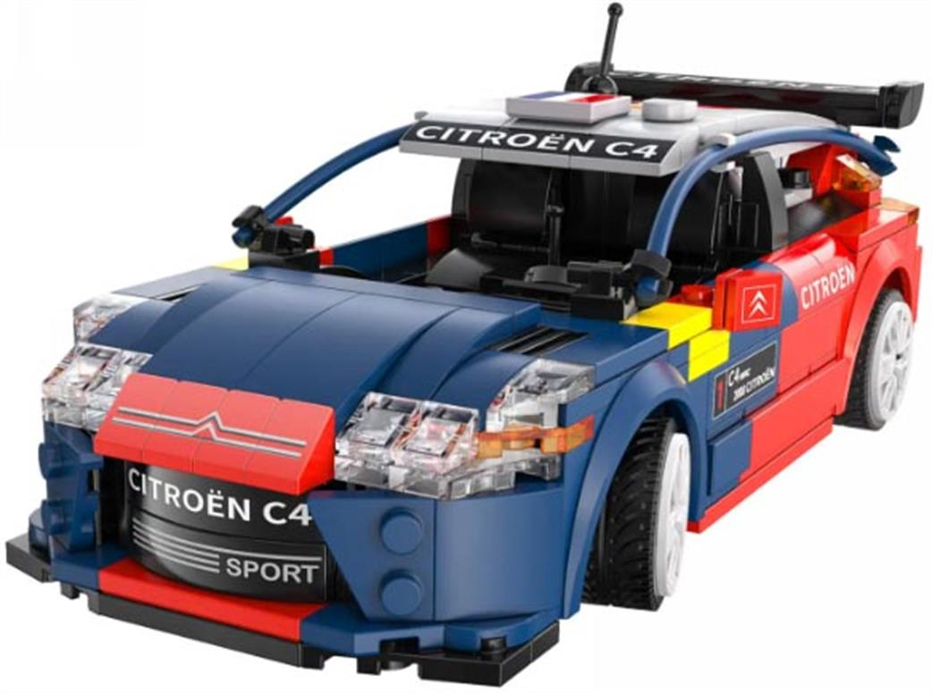 CaDa 1/20th C51078W RC 2008 Citroen C4 WRC Car Brick Model 329pcs