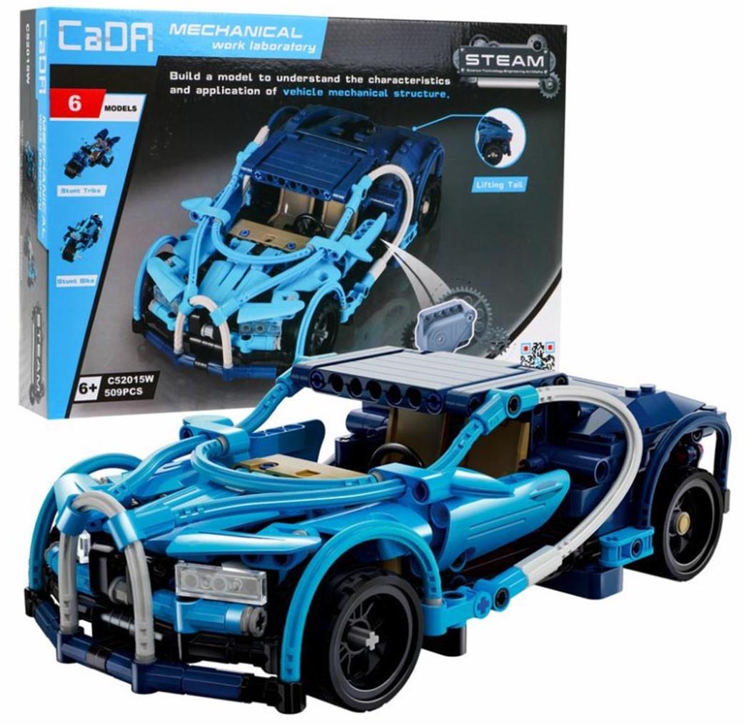 CaDa  C52015W Pull Back Blue Phantom (6 in 1) Brick Model