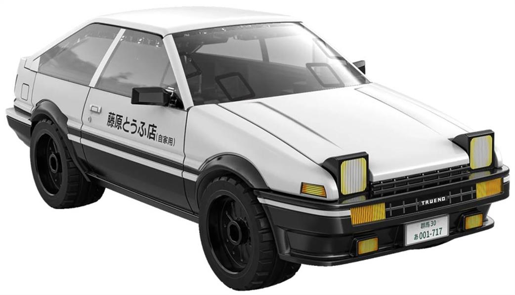 CaDa 1/35th C55018W Initial D AE86 Brick Model  72pcs