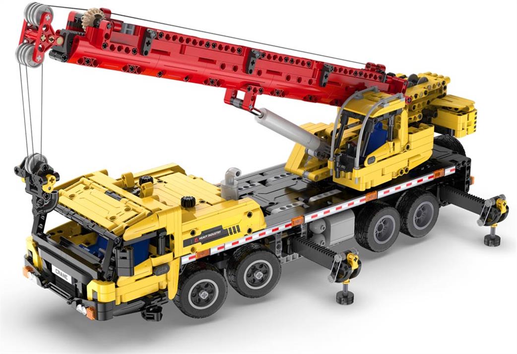 CaDa 1/24th C61081W Full Function Mobile Crane Brick Model