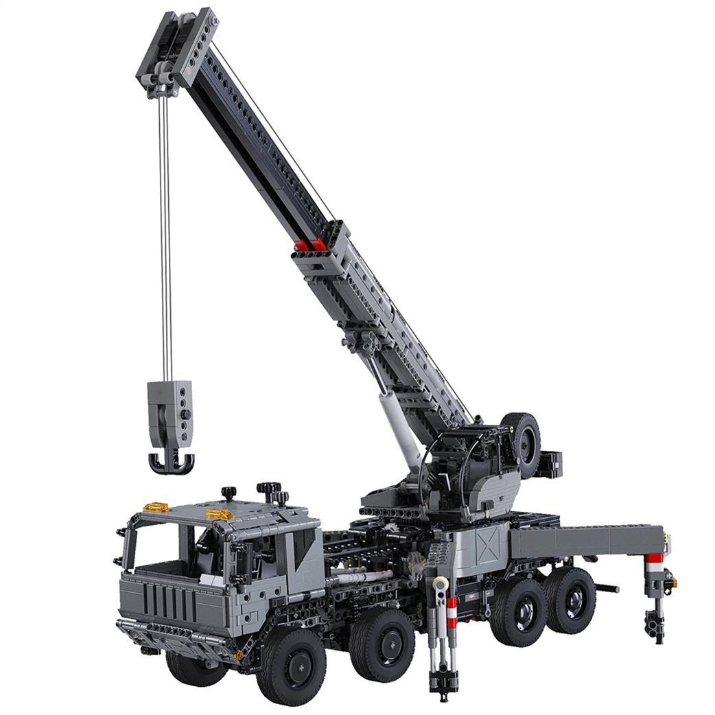 CaDa 1/24th C61507W Military Crane Truck Brick Model 2686pcs