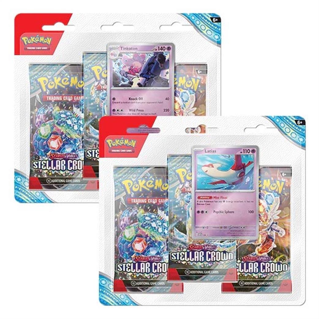 Nintendo  190-85907 Pokemon S&V Stellar Crown Triple Booster Pack