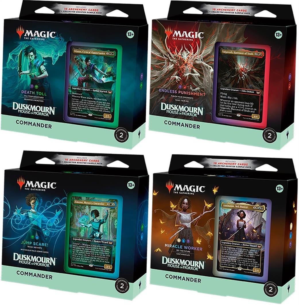 Wizards  D34470001 MTG Duskmourn House Of Horror Commander Deck