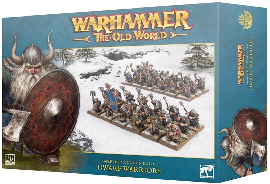 Games Workshop 28mm 10-07 Warhammer The Old World Dwarf Mountain Holds Dwarf Warriors