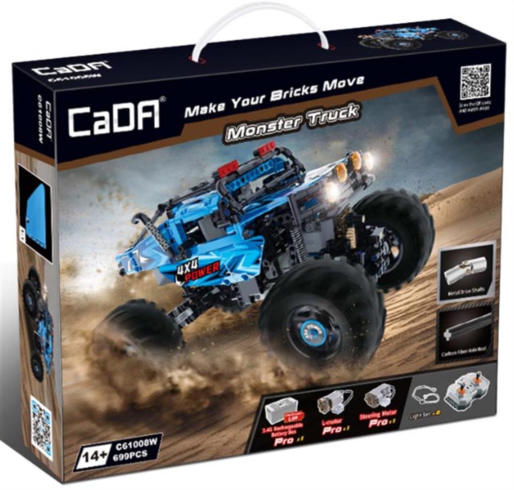 CaDa  C61008W RC Monster Truck Brick Model 699pcs