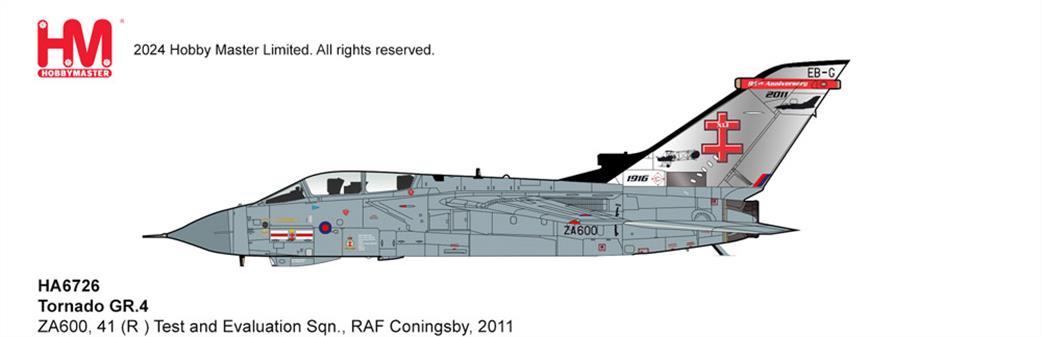 Hobby Master 1/72 HA6726 Tornado GR4 Test & Evaluation Sqn RAF Coningby 2011