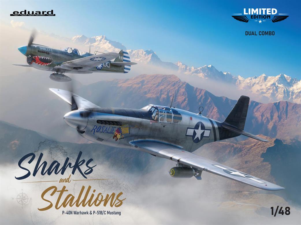 Eduard 1/48 11200 Sharks and Stallions DUAL COMBO Limited edition kit