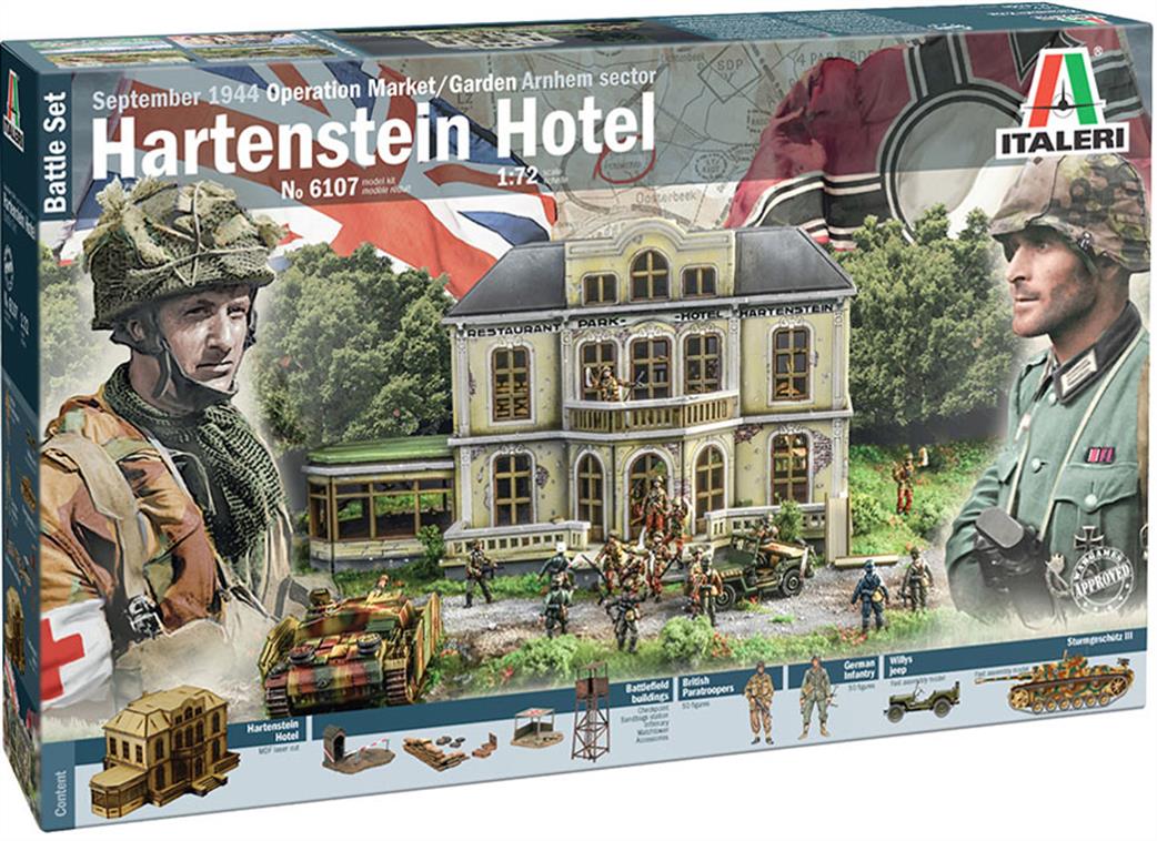 Italeri 1/72 6107 Market Garden Hotel Hartenstein Wargaming Box Set