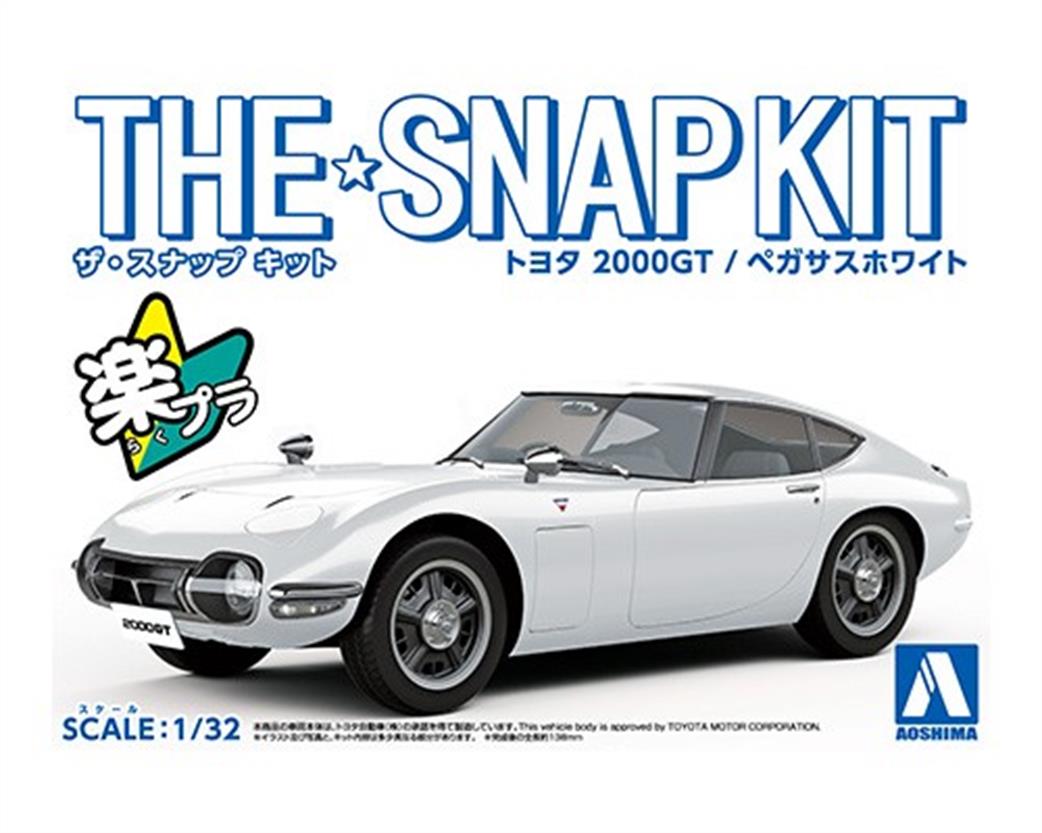 Aoshima 1/32 05627 Toyota 2000GT Snap Together Plastic Kit