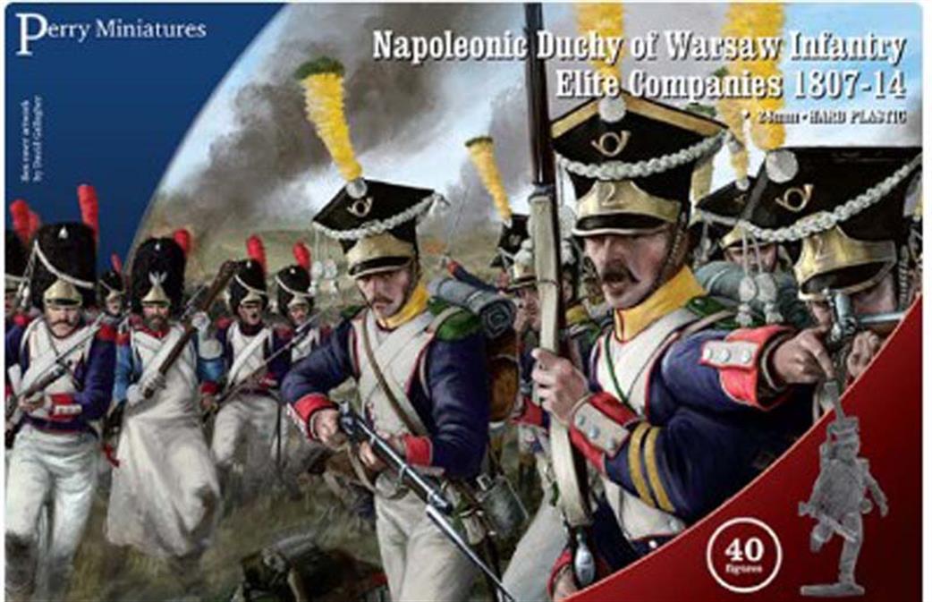 Perry Miniatures 28mm DOW2 Duchy Of Warsaw Elite 1807-1814 40 Hard Plastic Unpainted Figures