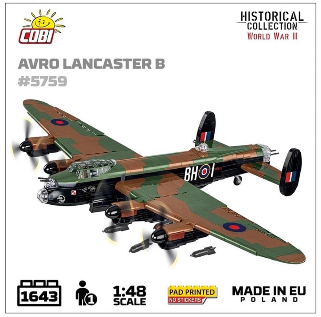 Cobi 1/48 5759 Avro Lancaster B Mk.I/II Aircraft Block Model