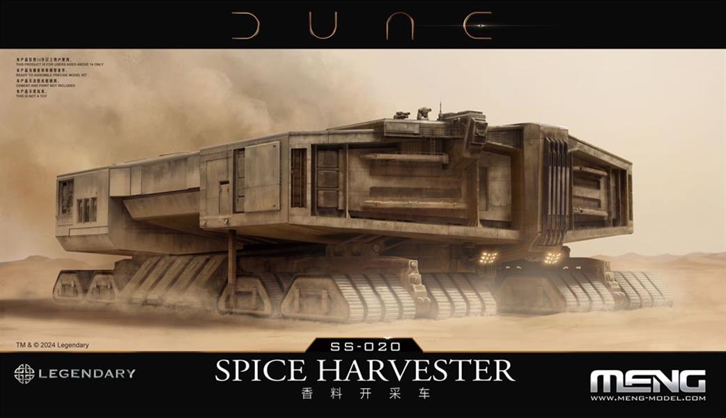 Meng  SS-020 Spice Harvester from the Film Dune Plastic Kit