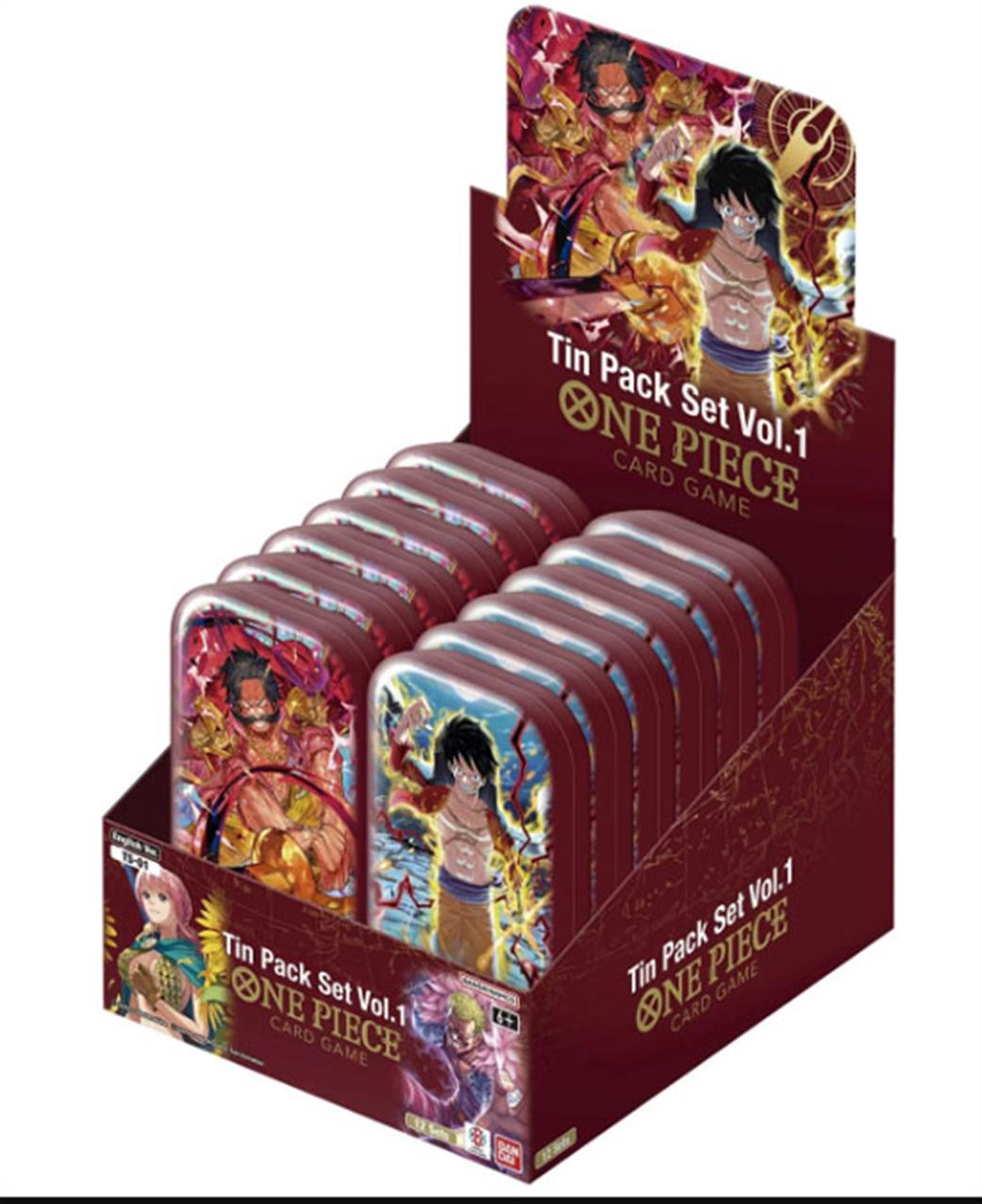 Bandai  TS-01 One Piece Tin Pack Set