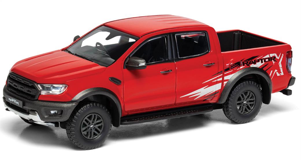 Corgi 1/43 VA15204 Ford Ranger Raptor X SE True Red Car Model