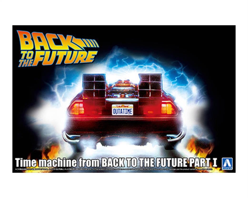 Aoshima 1/24 BT-01 Back to the Future Time Machine from Back to the future part 1