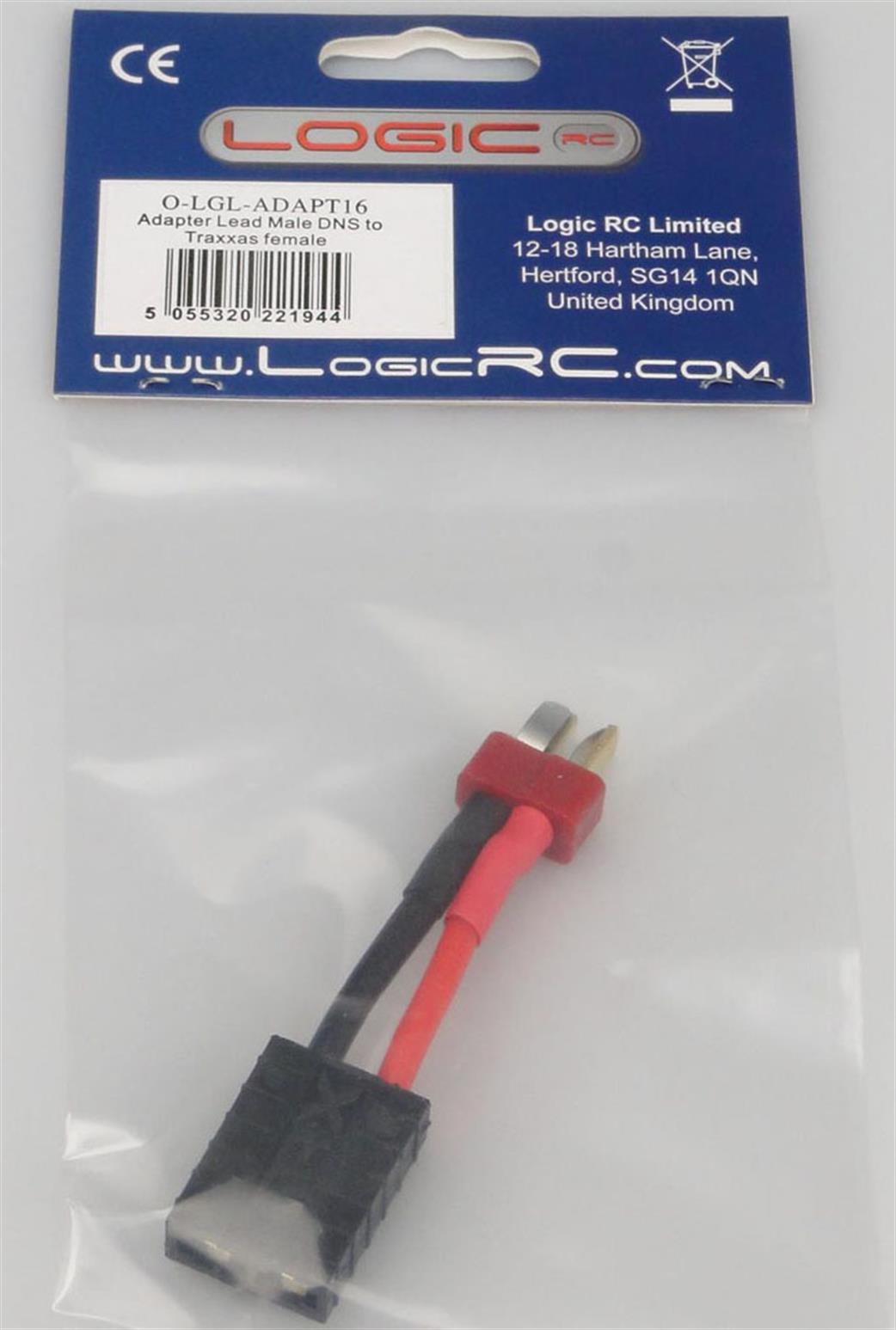 Logic RC  O-LGL-ADAPT16 Traxxas Female to Deans Male Adaptor