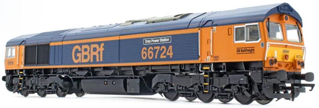 Accurascale OO ACC3024-DCC GBRF 66724 Drax Power Station EMD Class 66 Diesel Locomotive DCC Sound Fitted