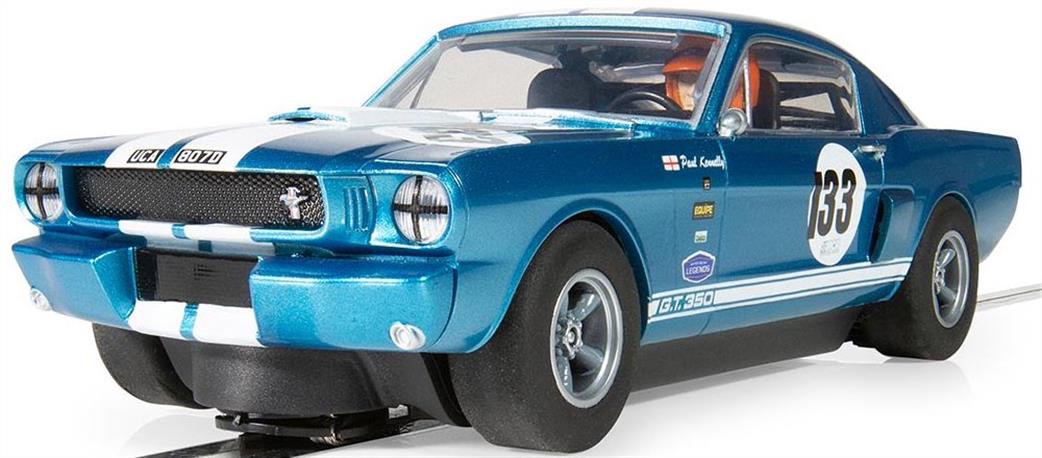 Scalextric 1/32 C4517 Shelby Mustang GT350 Paul Kenelly Wquipe GTS Slot Car Model