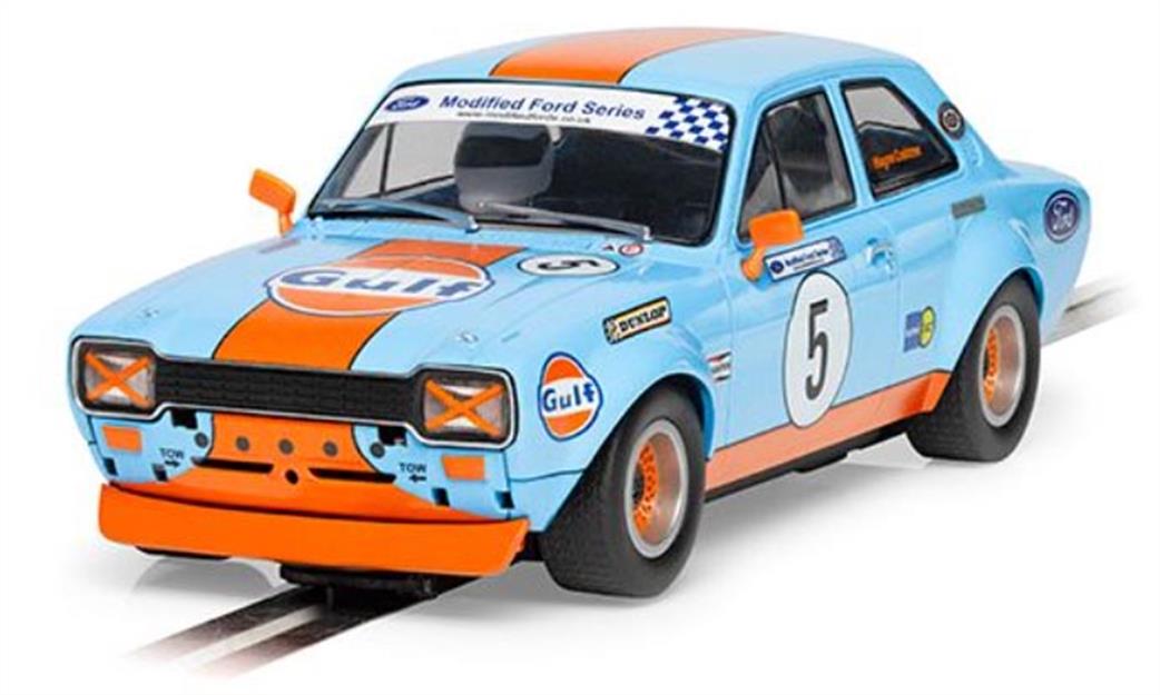 Scalextric 1/32 C4530 Ford Escort Mk1 Wayne Crabtree Modified Fords 2023 Gulf Slot Car Model