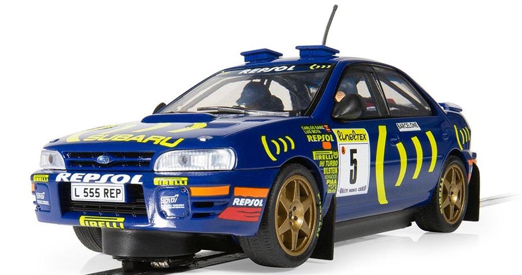 Scalextric 1/32 C4555 Subaru Impreza WRX Carlos Sainz 1995 Slot Car Model