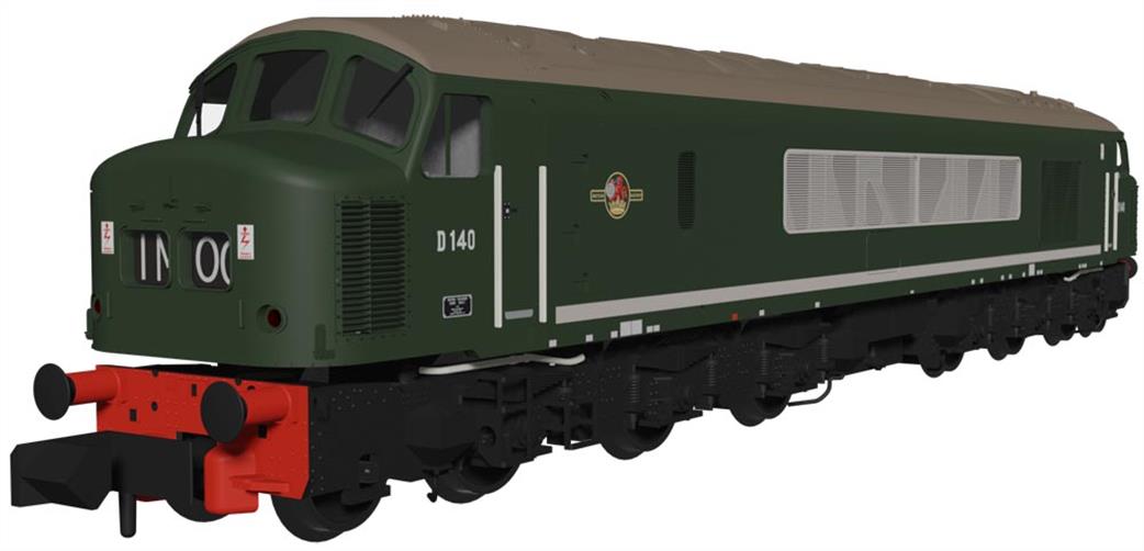 Rapido Trains N 948201 BR D140 Class 46 Derby Type 4 1Co-Co1 Diesel BR Green