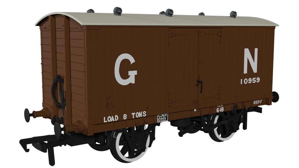 Rapido Trains OO 930001 GNR 8 Ton Van GN Livery No.10959