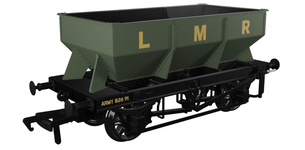 Rapido Trains OO 963015 LMS Iron Ore Hopper Longmoor Military Railway No.82691