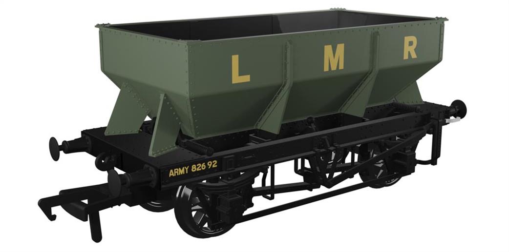 Rapido Trains OO 963016 LMS Iron Ore Hopper Longmoor Military Railway No.82692