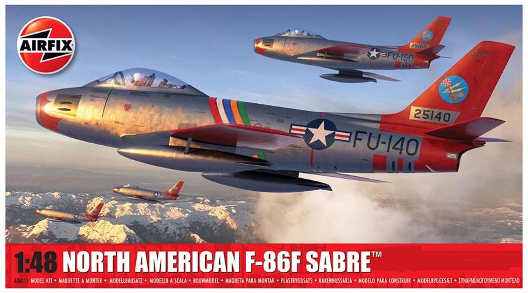 Airfix 1/48 A08111 North American F-86F Sabre Aircraft Kit