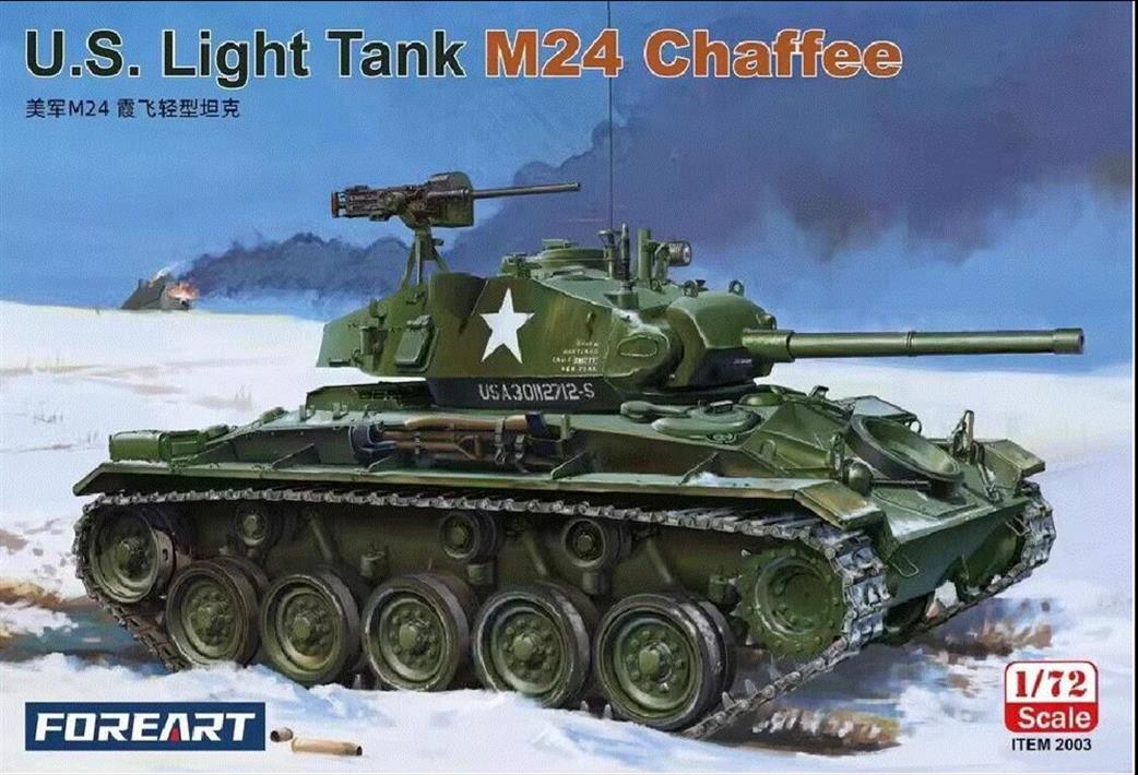 Foreart 1/72 2003 M24 Chaffee Light Tank Kit